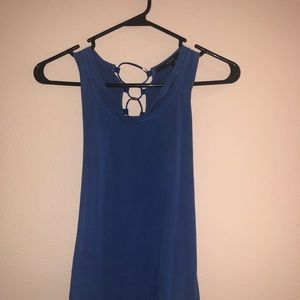 Blue Gucci lace back top